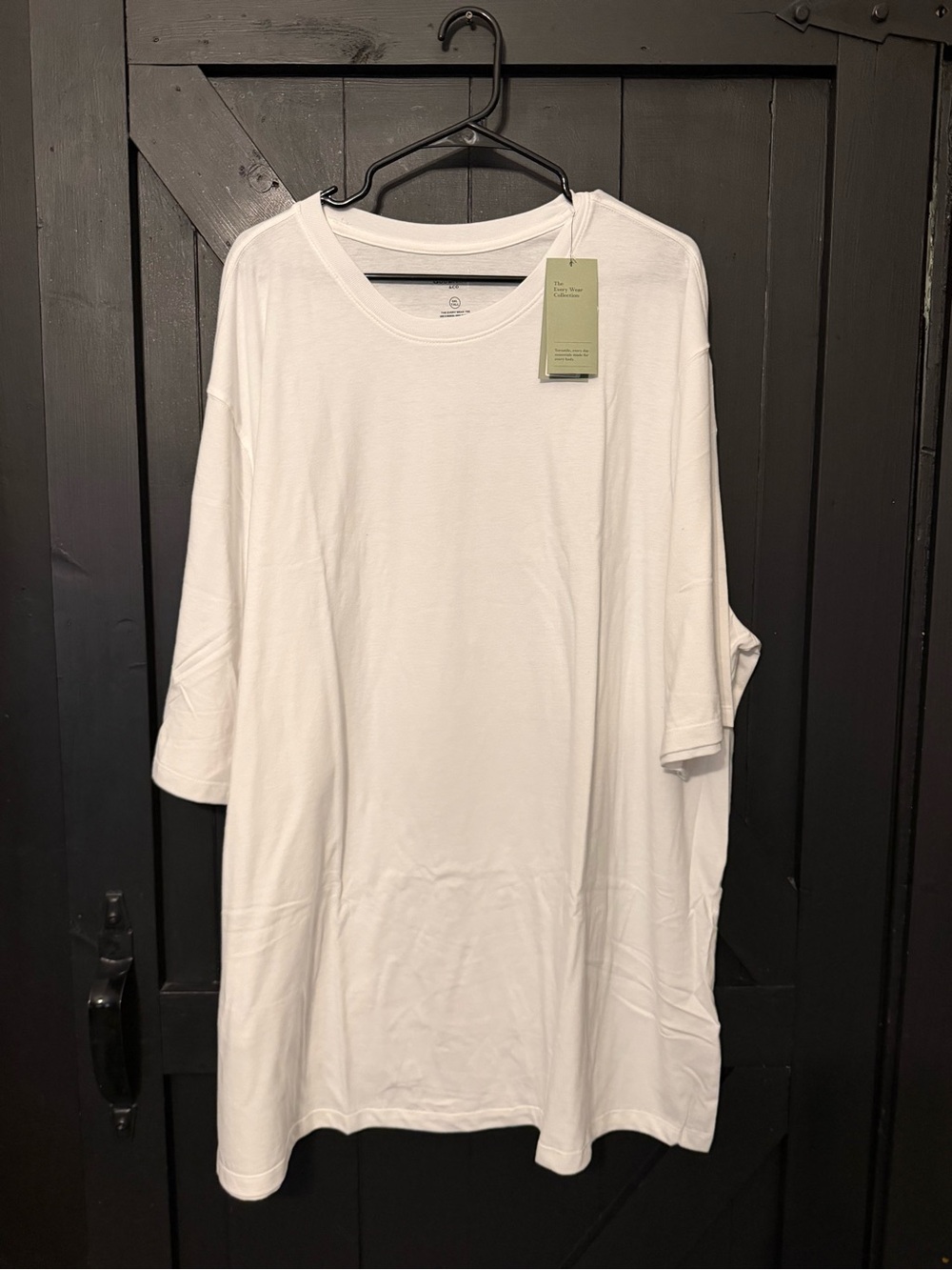 Goodfellow & Co White Short-Sleeve Crewneck Tee